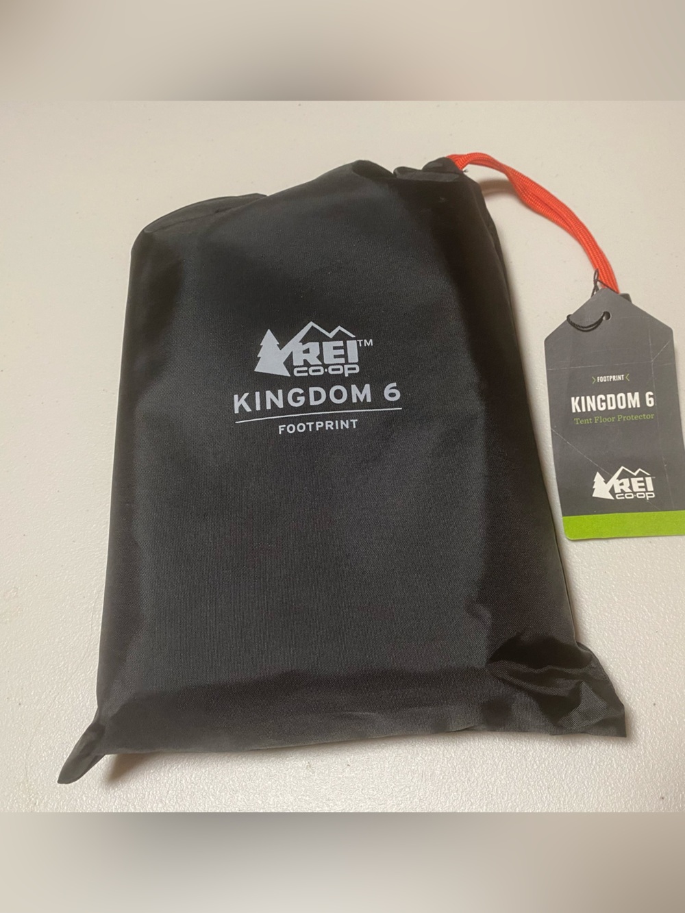 REI Kingdom 6 Footprint - Black